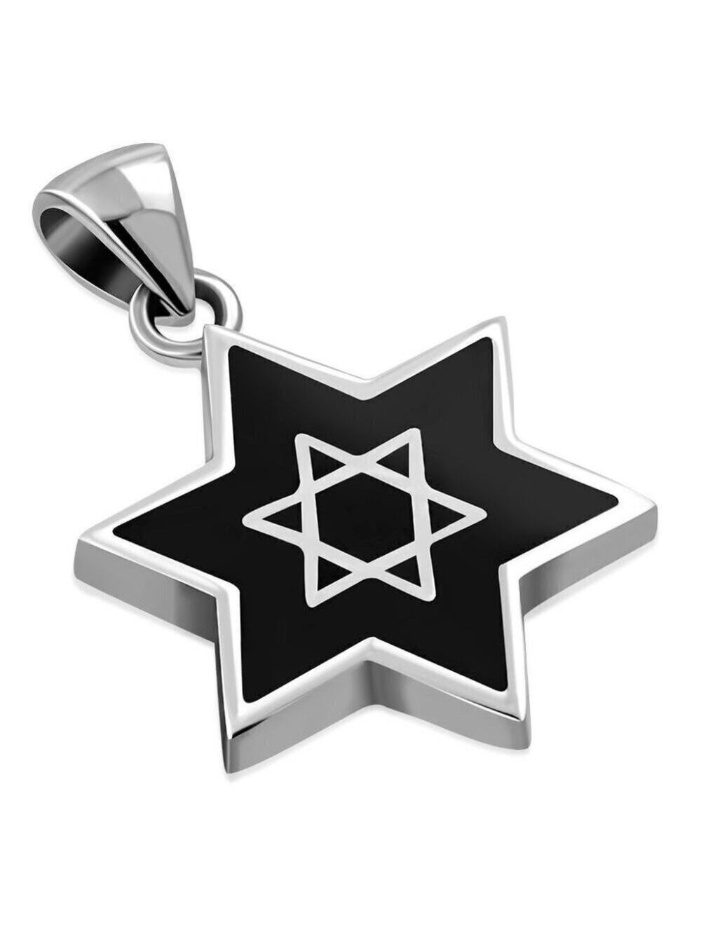 Pendan𝅺t--Men's/Unisex Star of David in